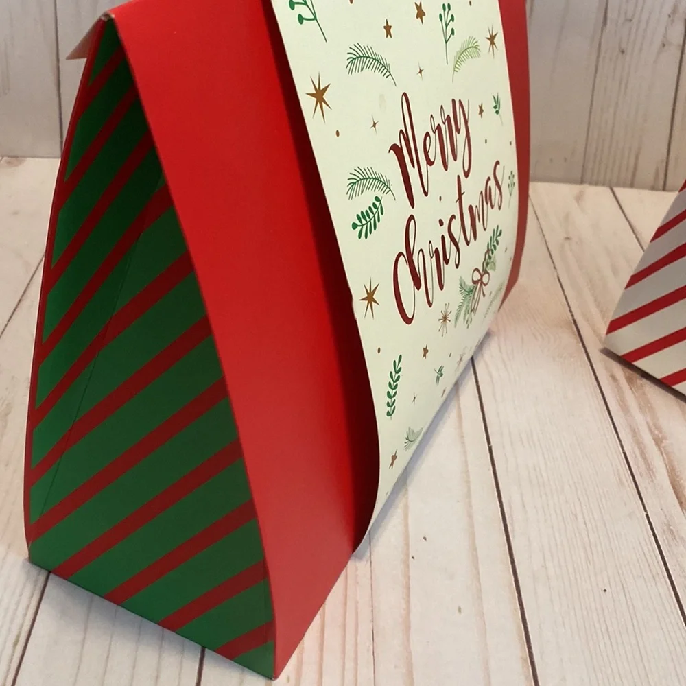 👗🛍️DIY Christmas gift boxes w handle🛍️